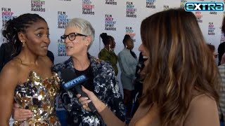 Jamie Lee Curtis Gets STARSTRUCK Over ‘The Bear’ Star Ayo Edebiri! (Exclusive)