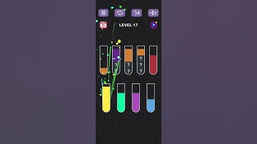 Water Sort Puzzle - Sort Color - Level 17 - Walkthrough SOLVED by RobotPlayer AI!!!
