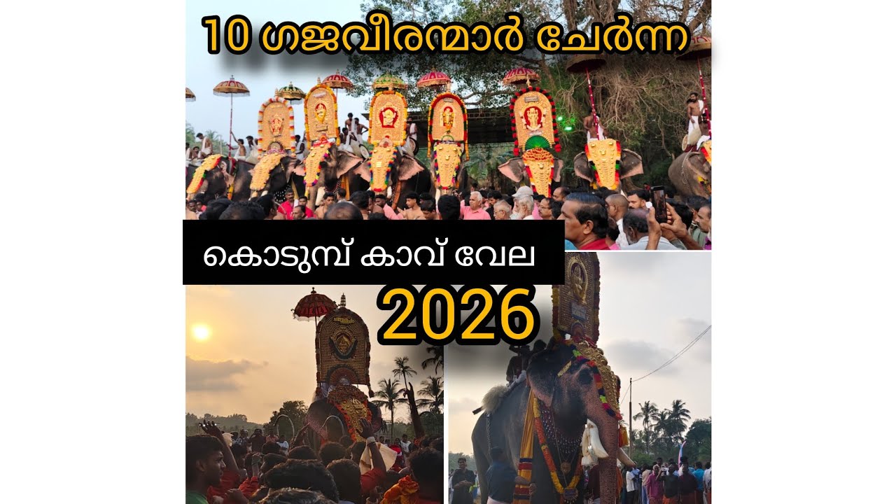 കാഞ്ഞിരക്കോട് കൊടുമ്പ് വേല 2026❤️##VADAKKANCHERY#THRISSUR #pooramvibes #youtube 