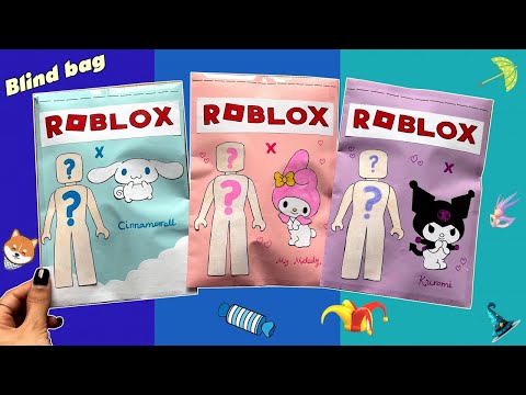 How to make diy blind bags roblox dress up｜TikTok Search