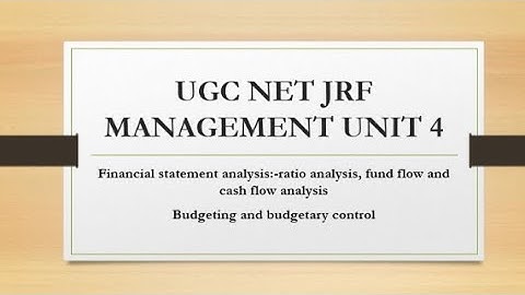 Financial Statement Analysis||Ratio Analysis||Cash Flow Analysis||Fund Flow Analysis||Management||