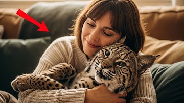 this bobcat kitten grew into a gentle giant—TRY NOT TO SMILE at what he did next