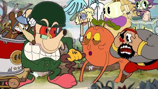 Angry Elder Kettle & Warner Werman Cooperate Together To Slay All Cuphead Bosses