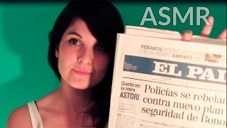 Asmr En Español - Leyendo El Diarioperiodico