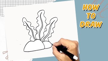 How to Draw Algae || Simple Drawing