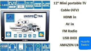 Unispectra 12 Mini Tv Hd Led Digital Dvb-Tt2 Fm Hdmi Usb Media Player Cable Review
