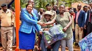MP Tim Wanyonyi & CS Rebecca Miano distribute foodstuffs to Families affected by floods in Westlands
