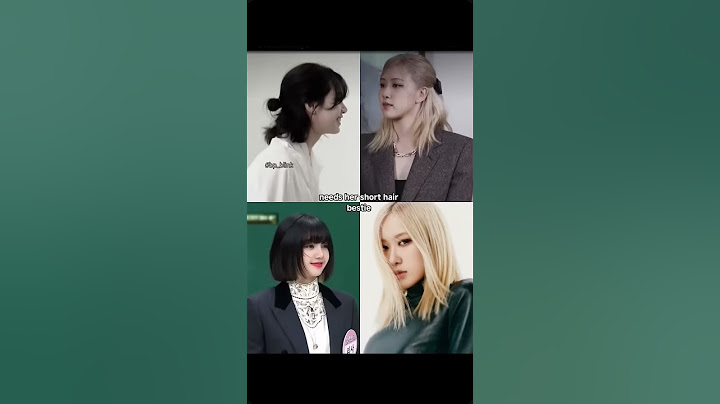 long hair needs her short hair😍🌸 #kpop #blackpink #blink #rosé