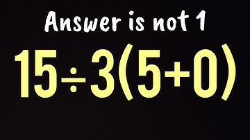 This Simple Math Question Stumps Everyone!