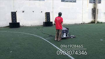 Lên bộ dàn Array Sân khấu Ngoài Trời ( giá 125 triêu) - Array 40 đồng bộ Neo & Sub đôi Hoả Tiễn.