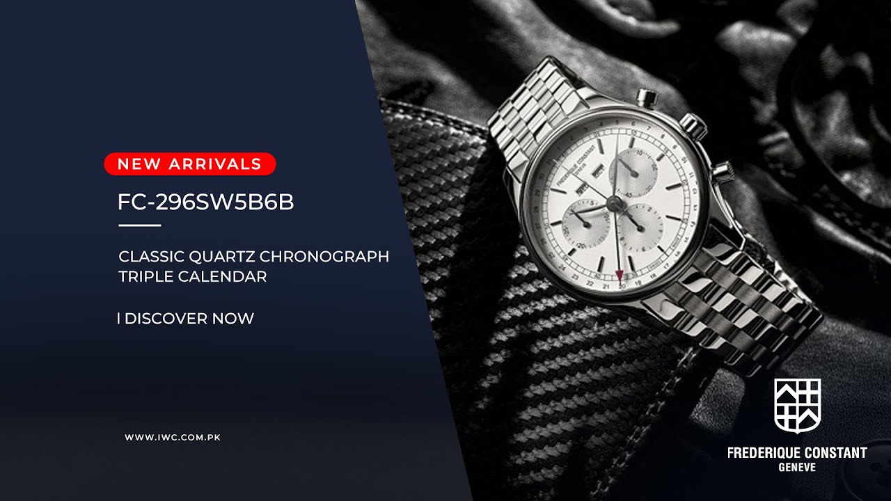Frederique Constant Classics Quartz Chronograph Triple Calendar
