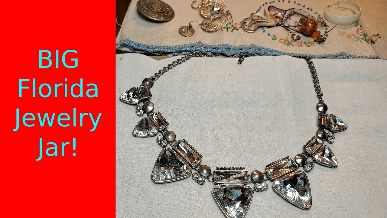 What will we find in this Florida JEWELRY JAR! YouTube