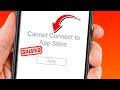 How to fix cannot connect to app store ios 15  how to fix cant connect to app store iphone