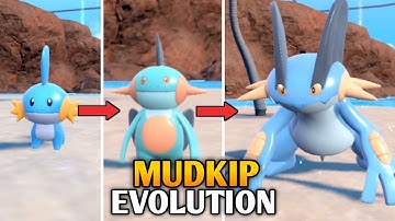 How To Evolve Mudkip Into Marshtomp And Swampert In Pokemon Scarlet & Violet | Indigo Disk DLC