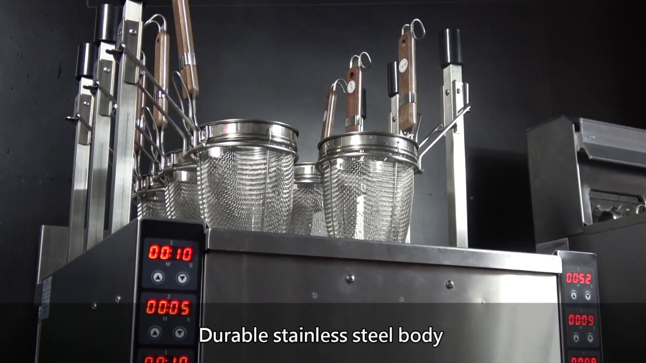 WISE Auto lift up noodle cooker introduction YouTube