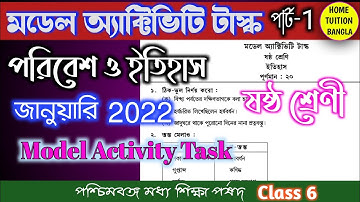 Model Activity Task history part 1 Class vi January 2022