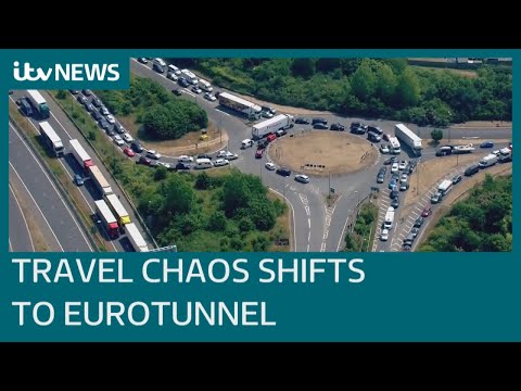 Dover traffic flowing normally after days of traffic but congestion shifts to Eurotunnel | ITV News