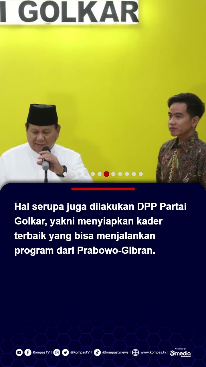 Partai Golkar Taat Asas jika Presiden Prabowo Reshuffle Kabinet Kita Semuanya Harus Siap #reshuffle