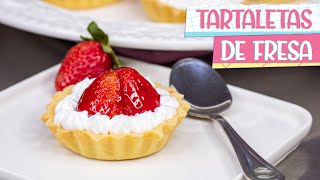 🍓TARTALETAS DE FRESA con CREMA PASTELERA🍓 | Aroly Carrasco