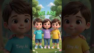Learn “To Be” Verbs for Kids 📚✨ | I Am, You Are, He Is, She Is | #shortsvideo