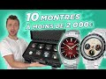 10 montres de ma collection  moins de 2000 