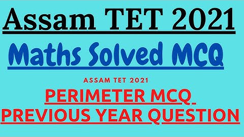 Assam TET Exam paper Maths mcq // Assam tet 2021 maths mcq based on geometry