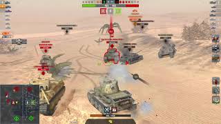 WoT Blitz - Excellent Platoon getting all the Kills in a Gravity Mode