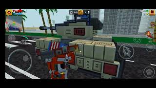 Playing block city wars robot battle