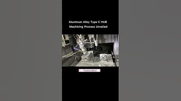Aluminum Alloy Type C HUB Machining Process Unveiled - Check it out! #TypeCHUB #MachiningProcess