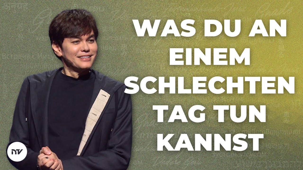 Wie Gottes Liebe dir an einem schlechten Tag begegnet I Joseph Prince I New Creation TV Deutsch
