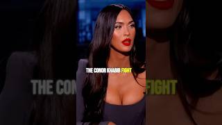 Megan Fox on the Conor VS Khabib FIGHT😳🥊 #meganfox #conormcgregor #khabib #mma #ufc #fight #shorts