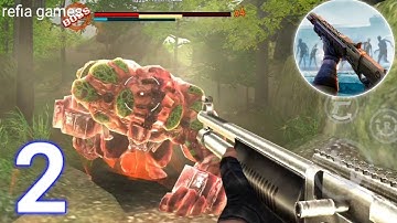 Zombie Fire 3D - Gameplay Walkthrough Part 2 Defeat All Zombies iOS/Android