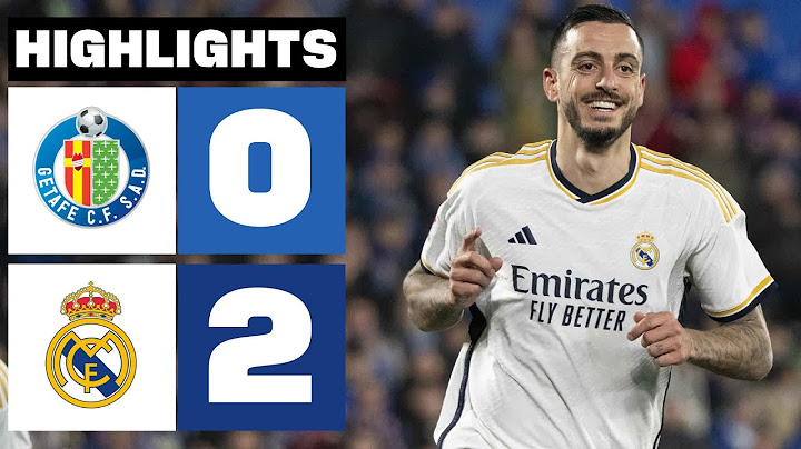 GETAFE CF 0 - 2 REAL MADRID | HIGHLIGHTS LALIGA EA SPORTS
