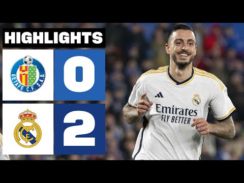 Getafe Real Madrid Goals And Highlights