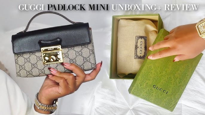 gucci padlock mini bag white