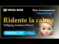 Ridente la calma - Wolfgang Amadeus Mozart | E Major | Vocal Guide & Piano Accompaniment