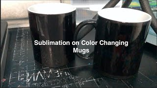 Sublimating on a Color Changing Mug| Magic Mug|Mug Press