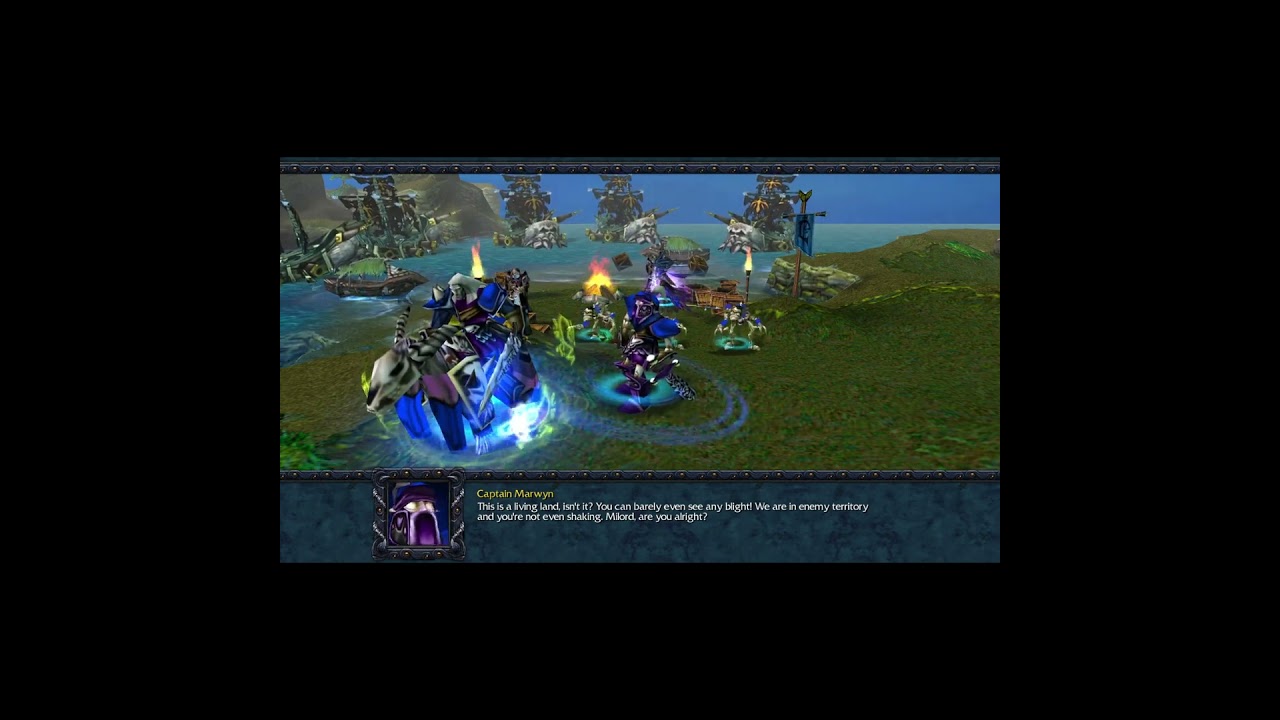 Артас плывет в Ясеневую долину #warcraft3alternate #warcraft3