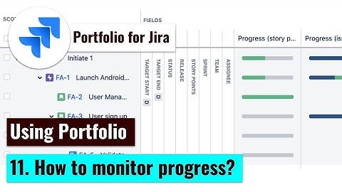 Portfolio for Jira - How to monitor progress? #AdvancedRoadmaps