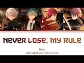ŹOOĻ - NEVER LOSE, MY RULE (kan/rom/eng color coded lyrics)