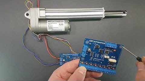 Linear actuator position controller from Shift Automation