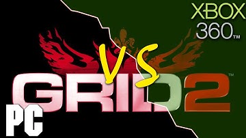 Grid 2 PC vs XBOX 360 Comparison (HD)