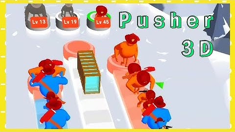 pusher 3D Gameplay iOS, Android|funny videos.mp4