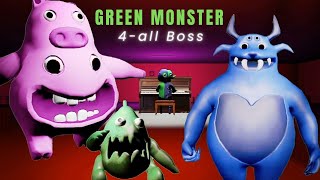 Green monster 4- All Boss | The 4th chapter in monster series | all boss Fight (No Commentary) screenshot 1