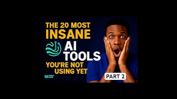 THE 20 MOST INSANE AI TOOLS YOU’RE NOT USING YET [PART 2]