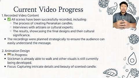 CSC413 | VIDEO PRESENTATION (PROJECT PROGRESS)