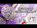 How to Make Simple Crystal Covered Appliques