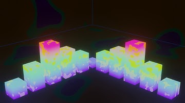 Abstract music visualizer - Blender animation