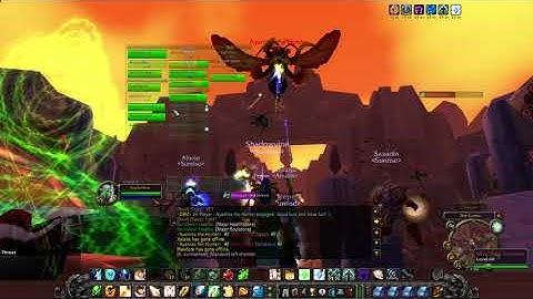 WoW: My Healbot Frames Configuration (Ayamiss the Hunter fight AQ20)