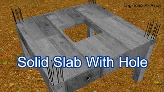 Solid Slab With Hole detailing - 3d Wealth